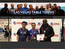 Tablet Screenshot of lasvegastabletennis.com
